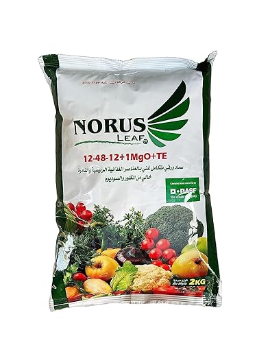 Norus Leaf / Foliar Fertilizer / Chelated Trace Elements / 12-48-12+1MgO+TE / 2 KG Pack